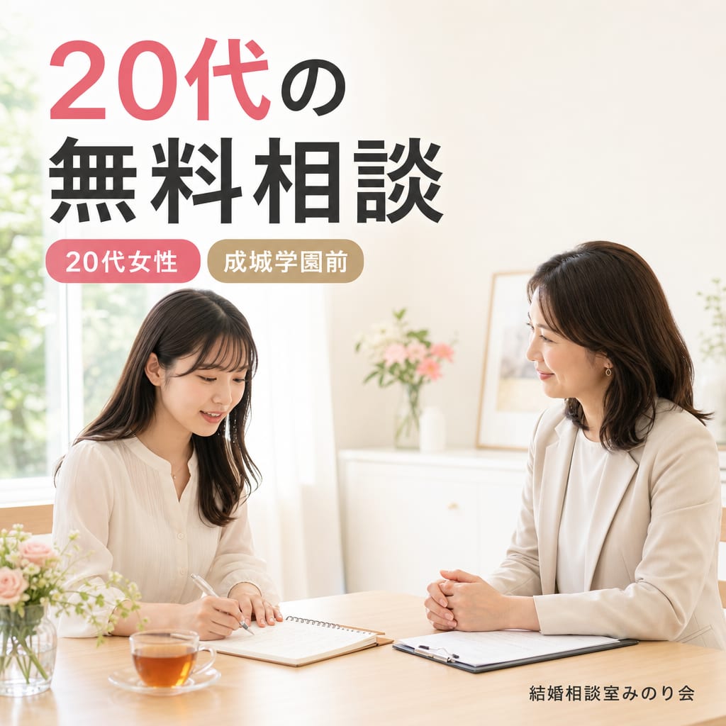 成城学園前で20代女性の無料相談を行いました